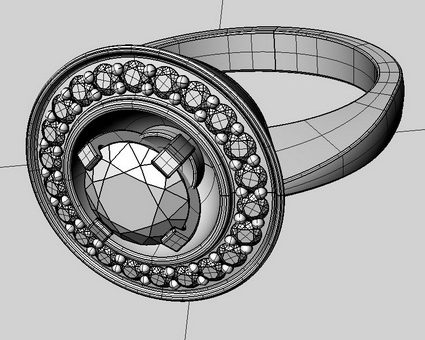 3D-технологии позволяют создать не только серебряные кольца обручальные, но и кулоны с натуральными глазами