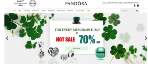 Мошеннические сайты предлагают продукцию Pandora со скидками 70%