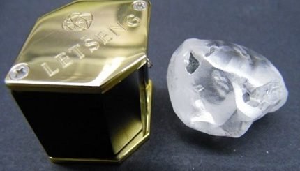 В 2018 году Gem Diamonds добыла уже 12–й по счёту алмаз весом, превышающим 100 карат