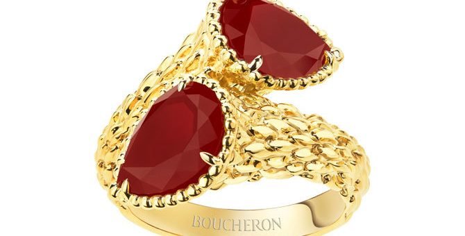 Boucheron выпустил украшения Serpent Boheme с сердоликом