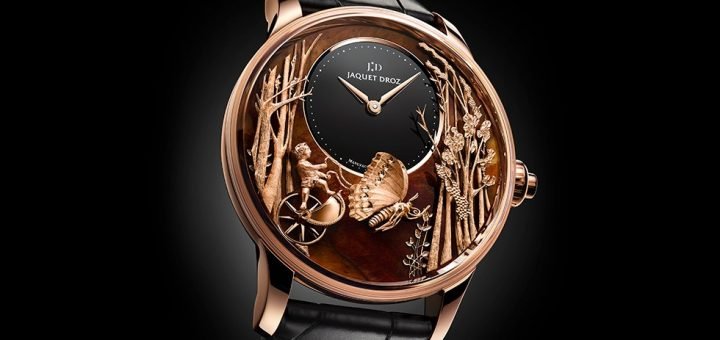 Часы Jaquet Droz Loving Butterfly с циферблатом Chinchilla Red